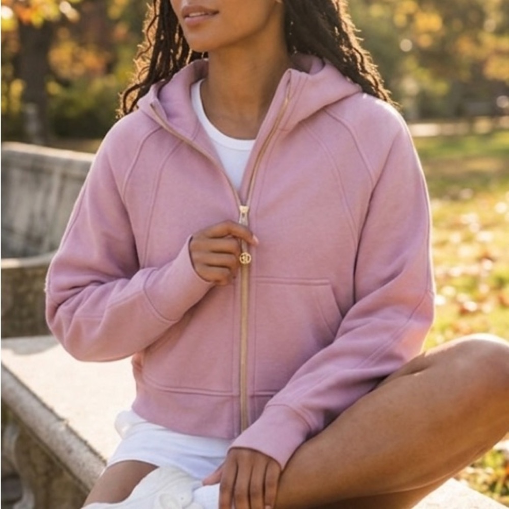 lululemon athletica Blush Pink Full-Zip Hoodie